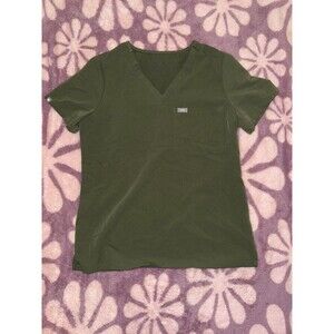 Figs Scrubs Green Shirt - Small